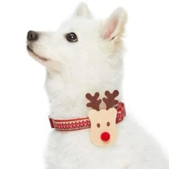 Christmas Dog Collar With Cute Décor And Bowties For Pets -Dog & Cat Store 1340218045 2