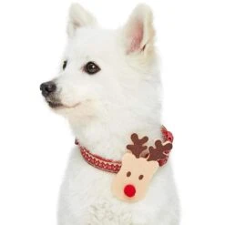Christmas Dog Collar With Cute Décor And Bowties For Pets -Dog & Cat Store 1340218045 3