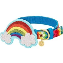 Rainbow Ripple Dream Dog Collar For Stylish Pets