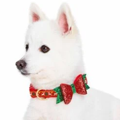 Christmas Dog Collar With Blingy Décor For Festive Style -Dog & Cat Store 1340253046 2 1