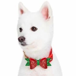 Christmas Dog Collar With Blingy Décor For Festive Style -Dog & Cat Store 1340253046 3 1