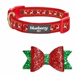 Christmas Dog Collar With Blingy Décor For Festive Style -Dog & Cat Store 1340253046 4 1