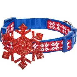 Christmas Dog Collar With Blingy Décor For Festive Style -Dog & Cat Store 1340255040 1 1