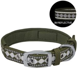 Jacquard Dog Collar With 3M Reflective Neoprene Padding 26 Jacquard Dog Collar With 3M Reflective Neoprene Padding -Dog & Cat Store 1340262048 1 21aeab1e 208d 4ec3 a09f 61311c0d4aae