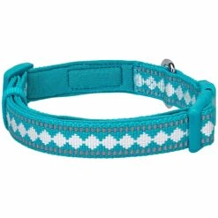 Jacquard Pattern Quick-Release Dog Collar With 3M Reflective Padding -Dog & Cat Store 1340267043 2