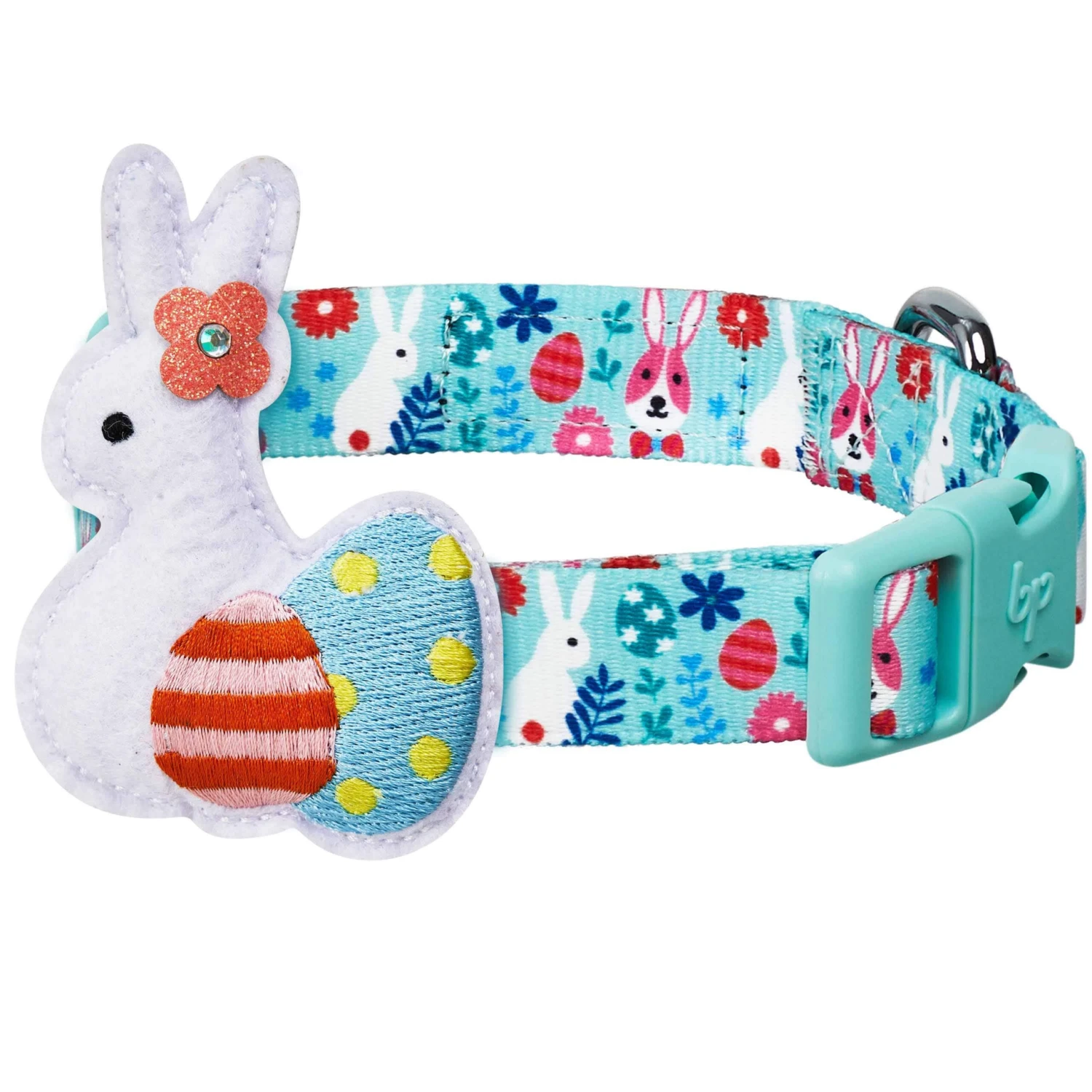 Easter Bunny And Egg Dog Collar For Spring Celebrations 1 Easter Bunny And Egg Dog Collar For Spring Celebrations