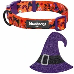 Halloween Dog Collar With Pumpkins Ghosts Witch Hat Design -Dog & Cat Store 1440207048 2 ddb7191e 5b5f 4e54 90a1 1719061d91fa