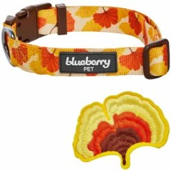 Fall Ginkgo Biloba Leaf Thanksgiving Dog Collar For Pets -Dog & Cat Store 1440210048 2 69725a99 3a6f 41ed a4cb 5563b66d821e