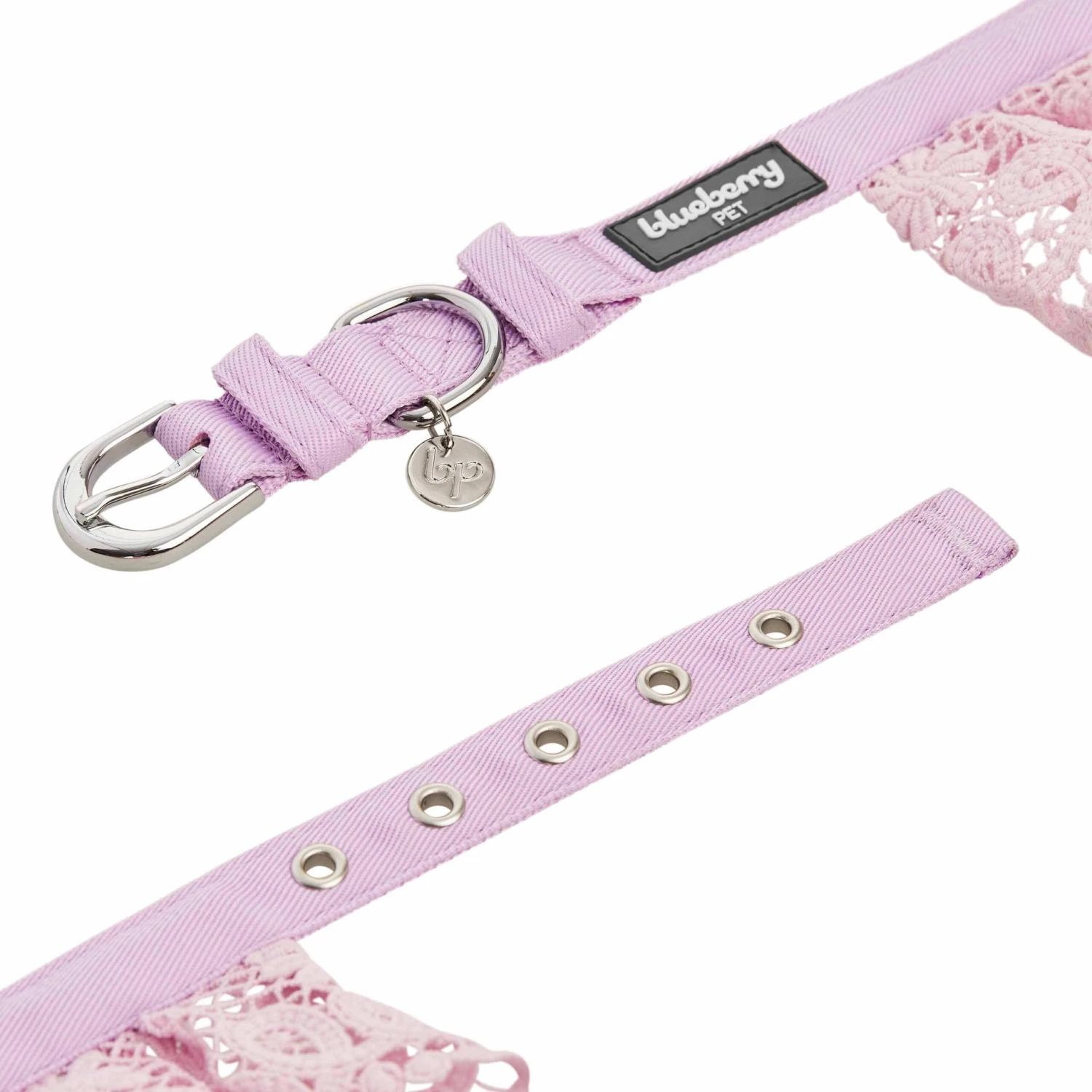 Cute Floral Lace Dog Collar Adjustable Accessory For Pets 5 Cute Floral Lace Dog Collar Adjustable Accessory For Pets - Image 5