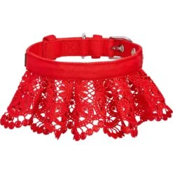 Cute Floral Lace Dog Collar Adjustable Accessory For Pets 26 Cute Floral Lace Dog Collar Adjustable Accessory For Pets -Dog & Cat Store 1440218044 1