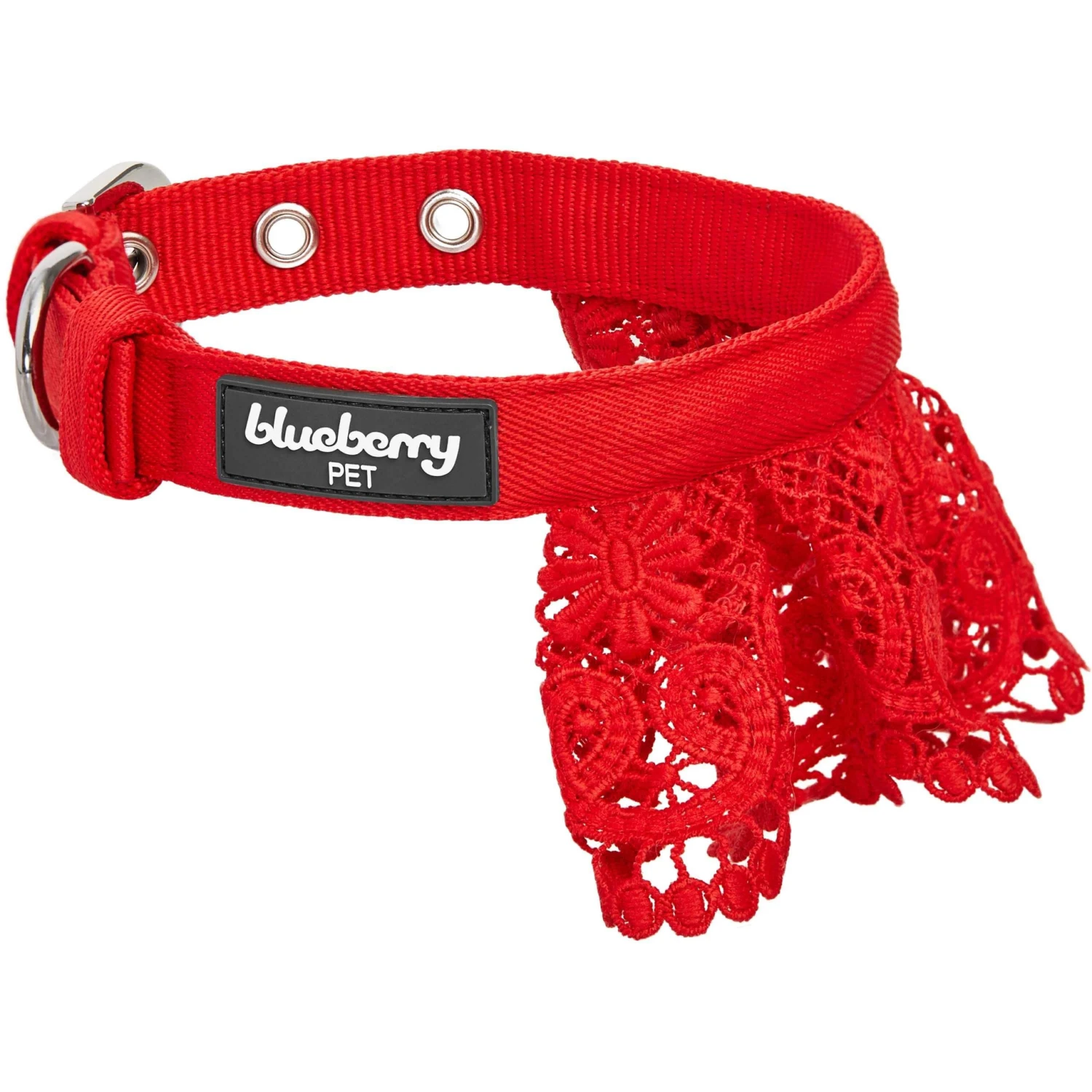 Cute Floral Lace Dog Collar Adjustable Accessory For Pets 9 Cute Floral Lace Dog Collar Adjustable Accessory For Pets - Image 9