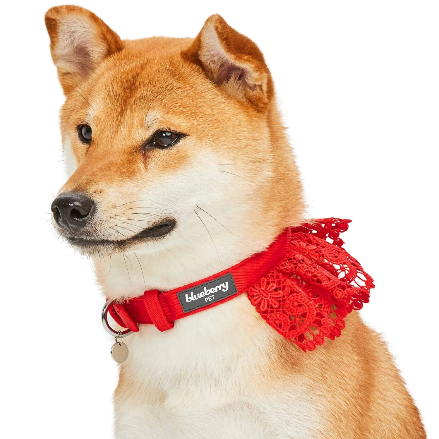 Cute Floral Lace Dog Collar Adjustable Accessory For Pets 8 Cute Floral Lace Dog Collar Adjustable Accessory For Pets - Image 8