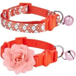 The Floral Power Of All In One Cat Collar 2 Pack Set -Dog & Cat Store 2020150440 4