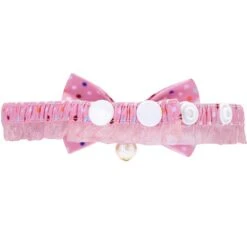 Polka Dot Bowtie Cat Collar With Pearl For Stylish Cats -Dog & Cat Store 2020150600 4