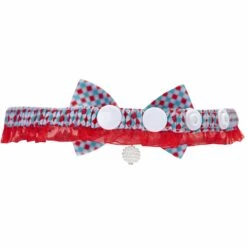 Plaid Bowtie Cat Collar With Pearl For Stylish Felines -Dog & Cat Store 2020150655 2
