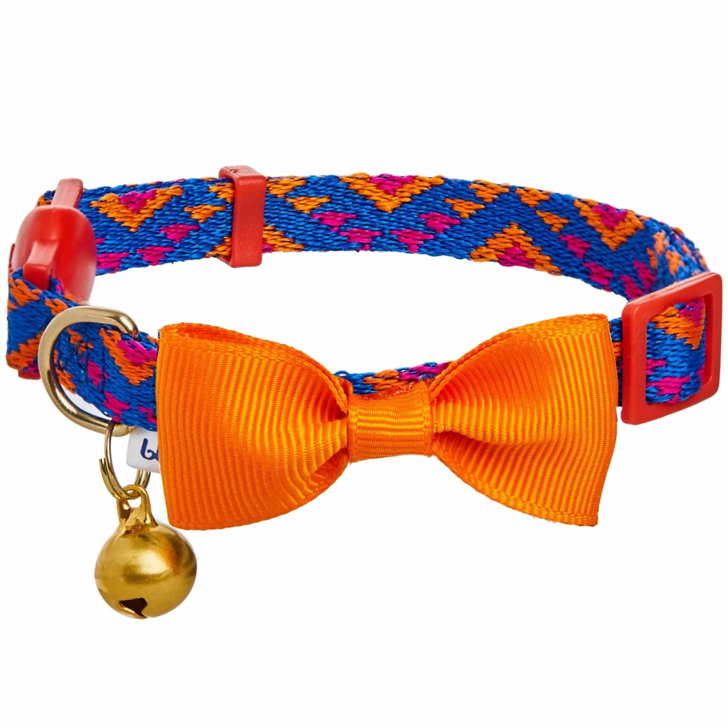 Southwestern Tribal Triangles Cat Collar For Stylish Cats 1 Southwestern Tribal Triangles Cat Collar For Stylish Cats