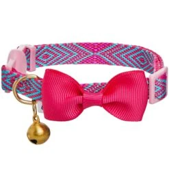Southwestern Tribal Lozenges Cat Collar For Stylish Cats