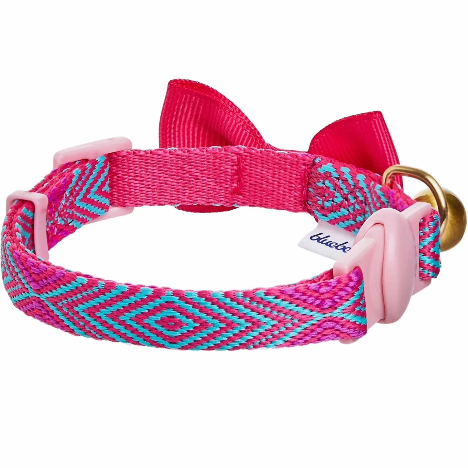 Southwestern Tribal Lozenges Cat Collar For Stylish Cats 2 Southwestern Tribal Lozenges Cat Collar For Stylish Cats - Image 2