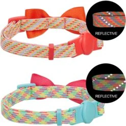 Reflective Striped Cat Collar For Safety And Style -Dog & Cat Store 2020150976 2 3958e723 709b 4a61 a3b3 c081eb57635f