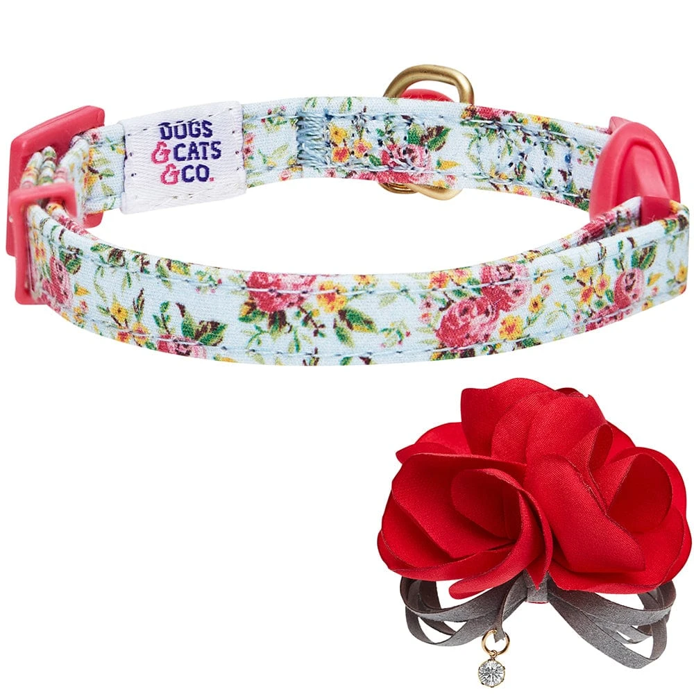 Dogs & Cats & Co. A Scent Of Spring Balloon Flower Cat Collar 3 Dogs & Cats & Co. A Scent Of Spring Balloon Flower Cat Collar - Image 3
