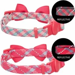 Reflective Striped Cat Collar For Safety And Style -Dog & Cat Store 2020550004 2 0f60d127 3f2c 40d8 aa96 829aedb513f4