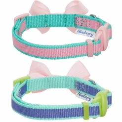 Classic Solid Cat Collar, 2 Pack For Stylish Feline Adventures -Dog & Cat Store 2020550011 2