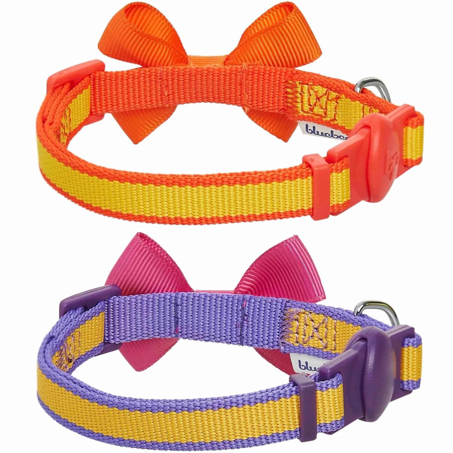 Classic Solid Cat Collar, 2 Pack For Stylish Cats 2 Classic Solid Cat Collar, 2 Pack For Stylish Cats - Image 2