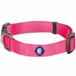 Classic Solid Color Adjustable Dog Collar, Pink/Red Design -Dog & Cat Store 6911040135024 1 76400737 e3be 4379 8145 ff2c9def6ec2