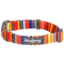 Nautical Flag Dog Collar For Summer Vacation Beach Lovers