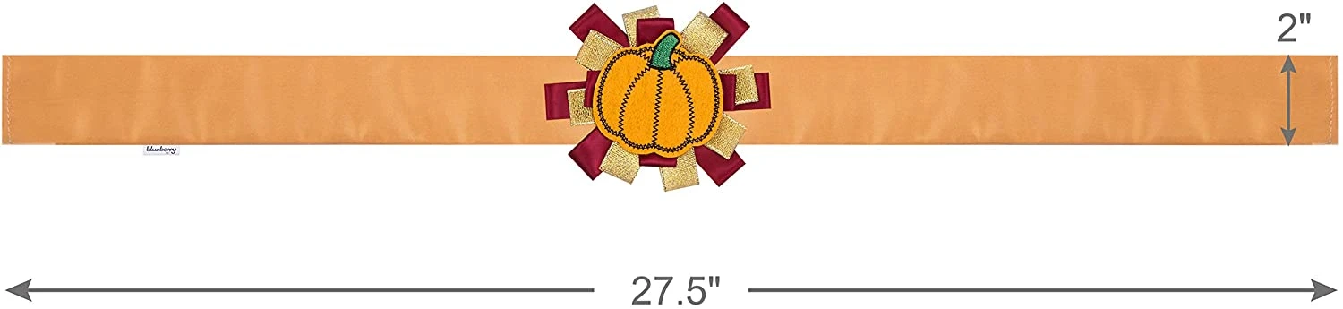Fall Pumpkin Thanksgiving Dog Collar Cover Accessory For Pets 6 Fall Pumpkin Thanksgiving Dog Collar Cover Accessory For Pets - Image 6