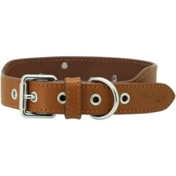 Western Cowboy Premium Leather Dog Collar With Decorative Floral Design -Dog & Cat Store BBPDCLRL00043BR 2 7dd42b28 dd24 4029 ad91 a57314971f2b