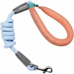 Vibrant Mesh Puffer Handle Ultra Cool Dog Rope Leash 4ft -Dog & Cat Store BBPDLSHP00447LB 2