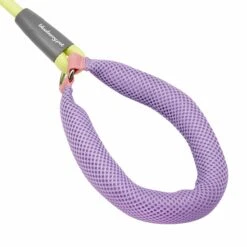 Vibrant Mesh Puffer Handle Ultra Cool Dog Rope Leash 4ft -Dog & Cat Store BBPDLSHP00447YE 3