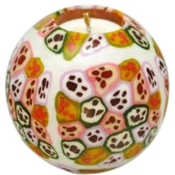 1 Pack Pink Paws Handmade Candle Assortment For Home Décor