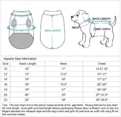 Chenille Striped Dog Sweater For Cozy Winter Style -Dog & Cat Store Chenille size chart