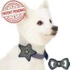 Dog Collar With 2 Detachable Bowties For Stylish Pets -Dog & Cat Store blue4 1 1