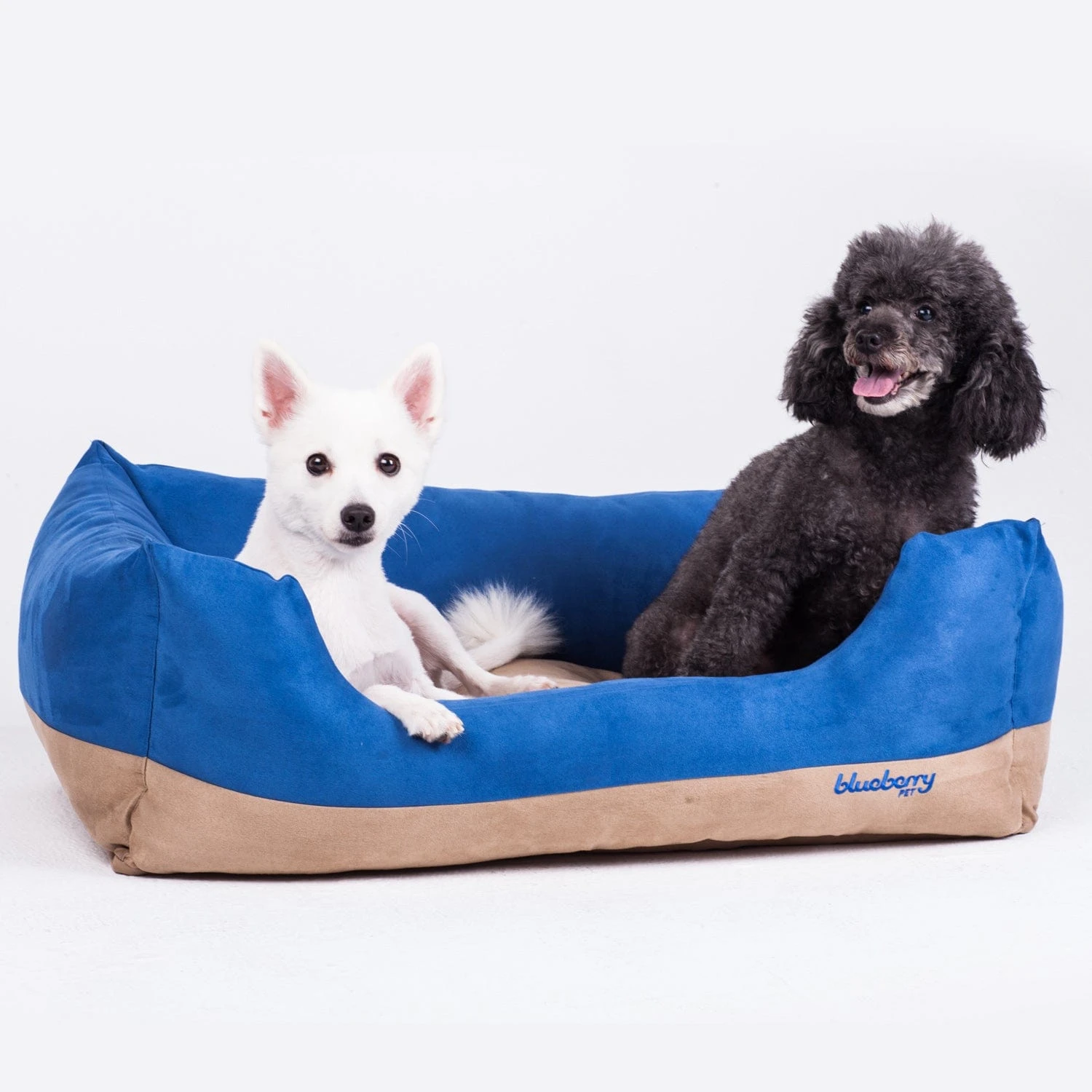 Cover-Removable And Washable Color-Block Premium Microsuede Dog Bed 12 Cover-Removable And Washable Color-Block Premium Microsuede Dog Bed - Image 12