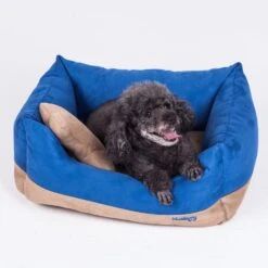 Cover-Removable And Washable Color-Block Premium Microsuede Dog Bed 27 Cover-Removable And Washable Color-Block Premium Microsuede Dog Bed -Dog & Cat Store dogbed b2